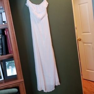 Strapless maxi